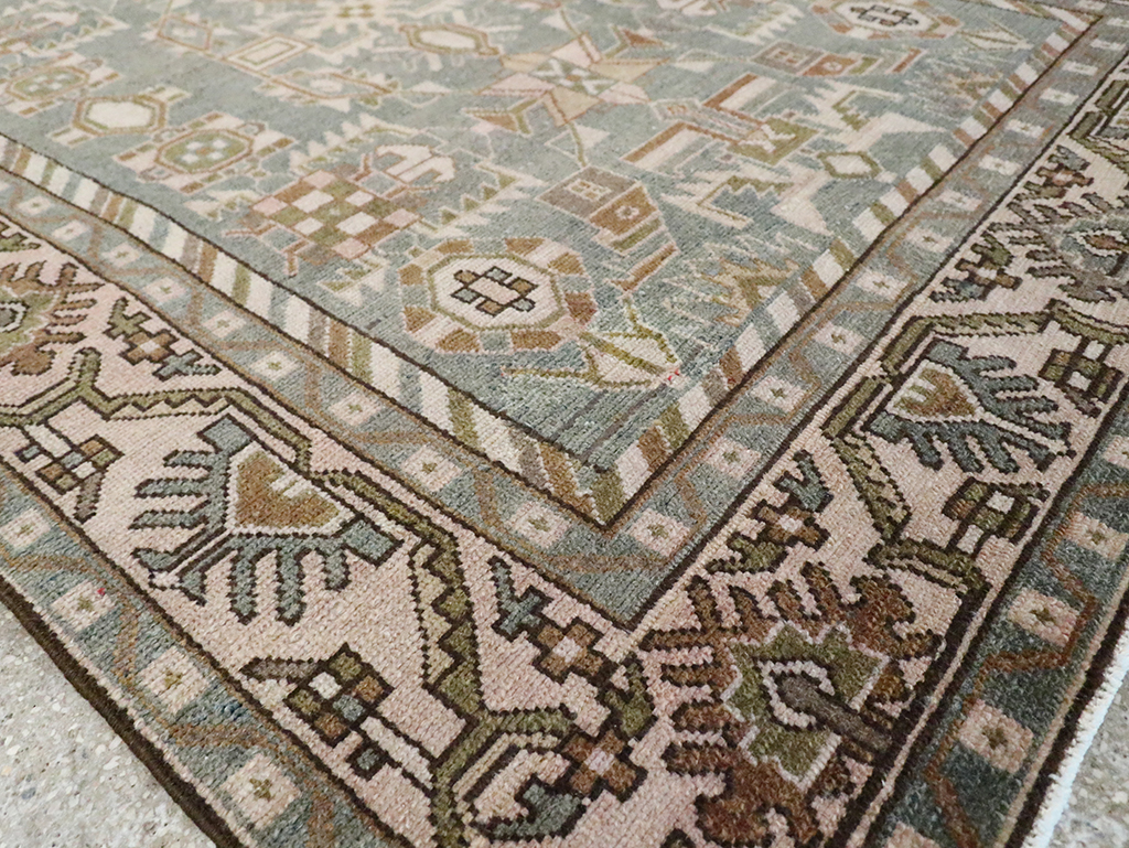 Vintage Persian Malayer Accent Rug, No.29991 - Gsblank