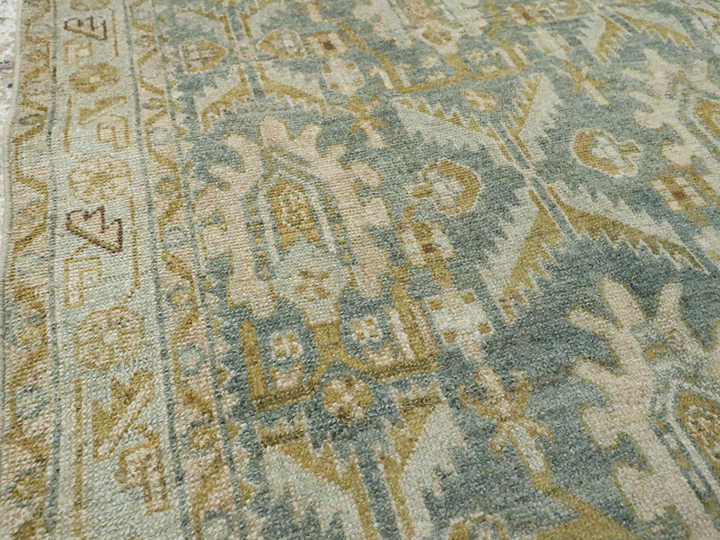 Vintage Persian Malayer Throw Rug, No.29993 - Gsblank
