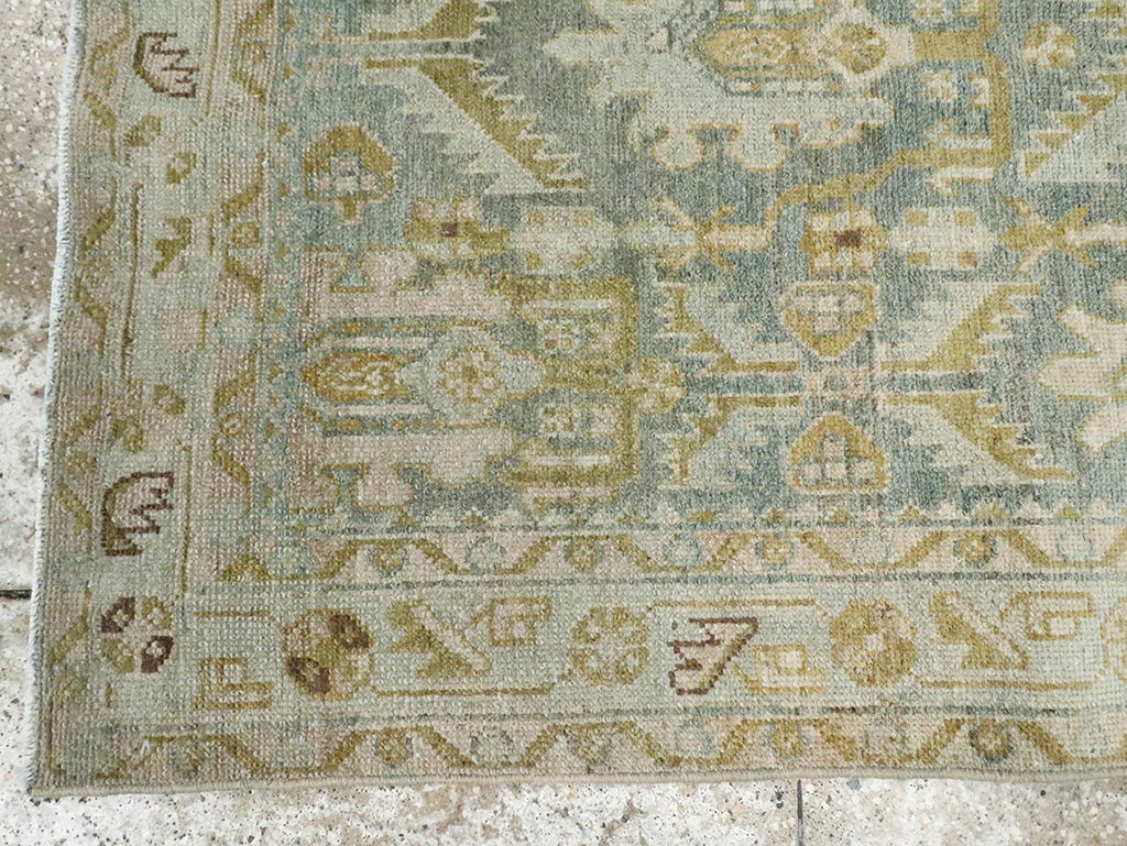 Vintage Persian Malayer Throw Rug, No.29993 - Gsblank