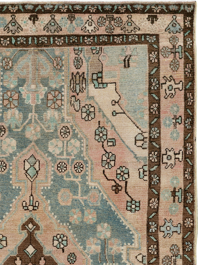 Vintage Persian Malayer Accent Rug, No.29994 - Gsblank