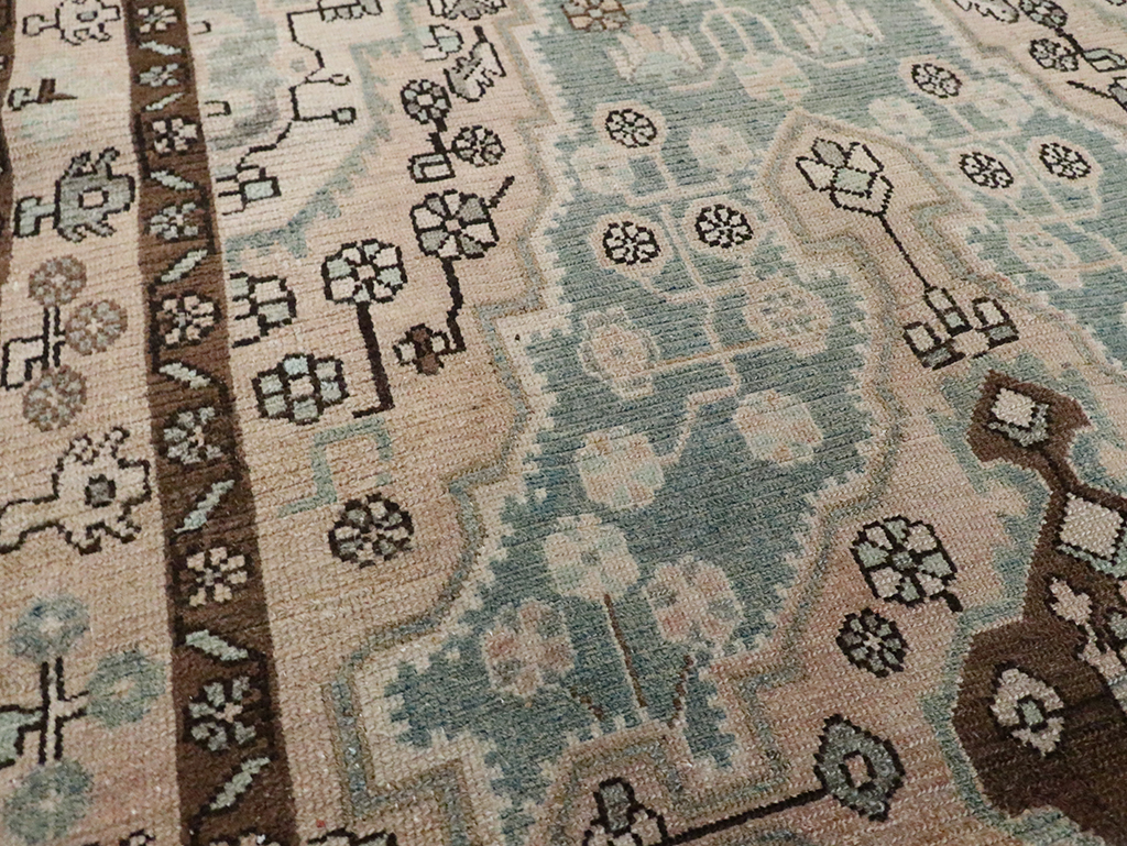 Vintage Persian Malayer Accent Rug, No.29994 - Gsblank