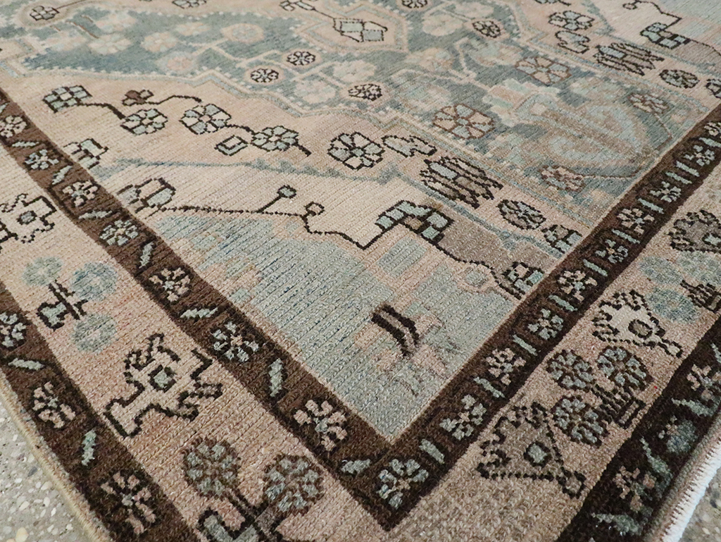 Vintage Persian Malayer Accent Rug, No.29994 - Gsblank
