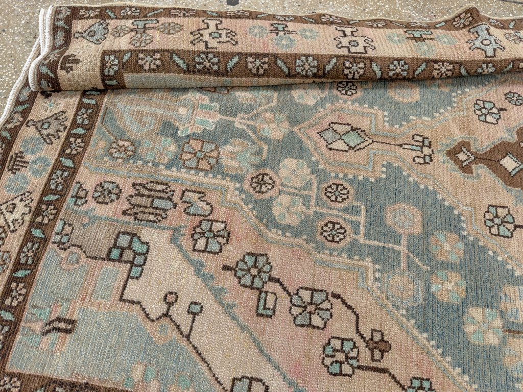 Vintage Persian Malayer Accent Rug, No.29994 - Gsblank