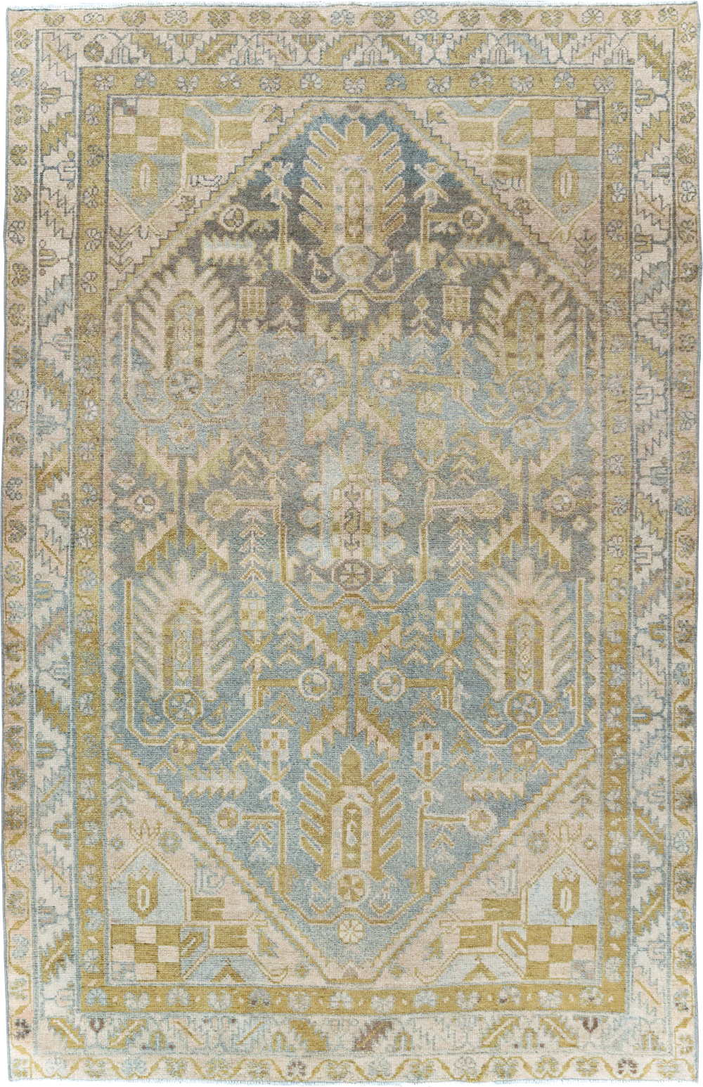 Vintage Persian Malayer Rug, No.29995 - Gsblank