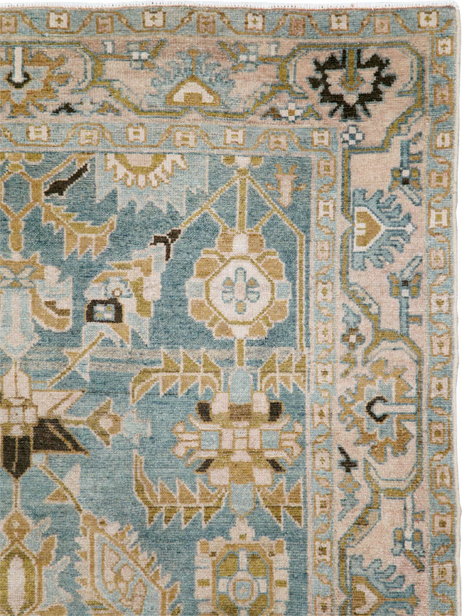 Vintage Persian Malayer Accent Rug, No.29996 - Gsblank
