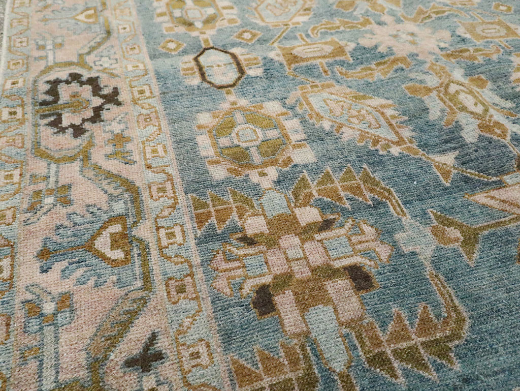 Vintage Persian Malayer Accent Rug, No.29996 - Gsblank