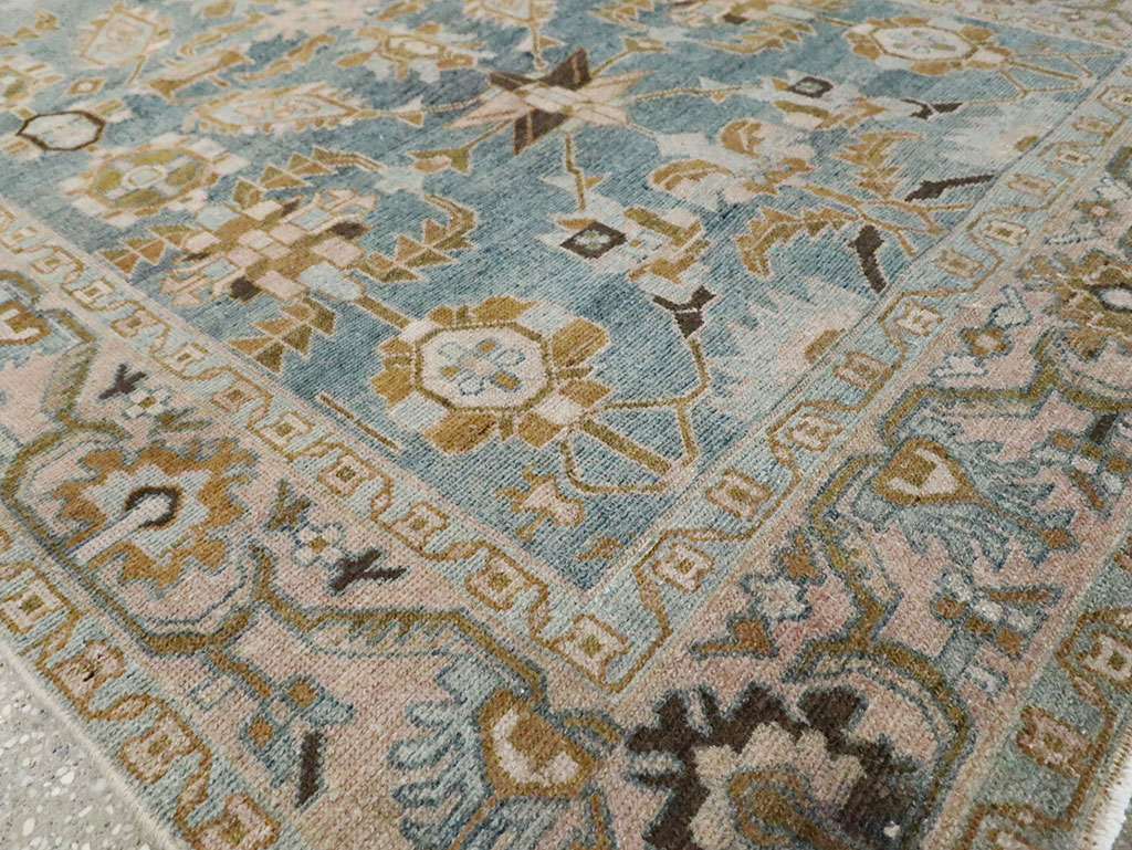 Vintage Persian Malayer Accent Rug, No.29996 - Gsblank