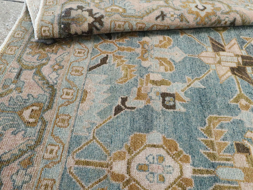 Vintage Persian Malayer Accent Rug, No.29996 - Gsblank