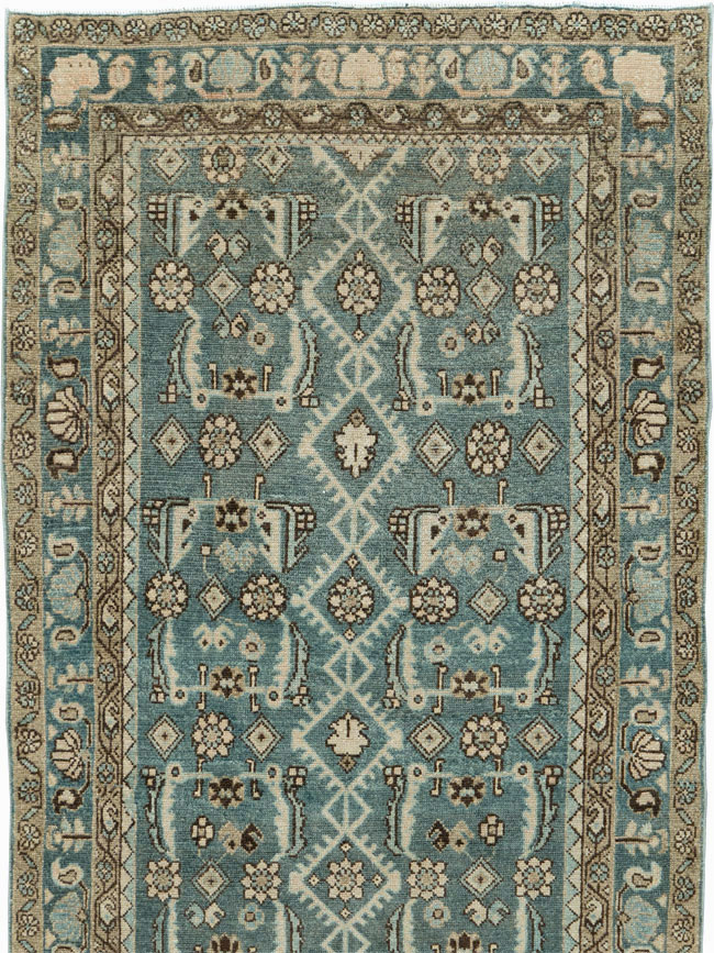 Vintage Persian Malayer Runner, No.29997 - Gsblank