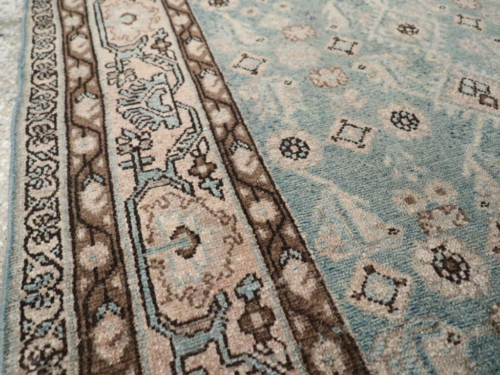 Vintage Persian Malayer Throw Rug, No.29998 - Gsblank