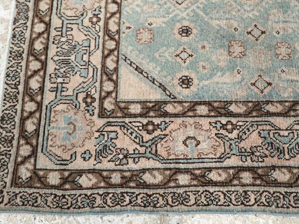 Vintage Persian Malayer Throw Rug, No.29998 - Gsblank