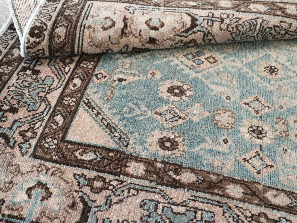 Vintage Persian Malayer Throw Rug, No.29998 - Gsblank