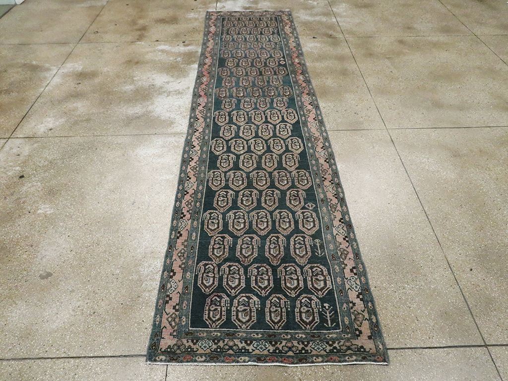 Vintage Persian Malayer Runner, No.29999 - Gsblank