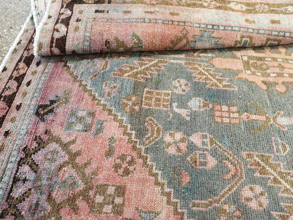 Vintage Persian Malayer Accent Rug, No.30000 - Gsblank