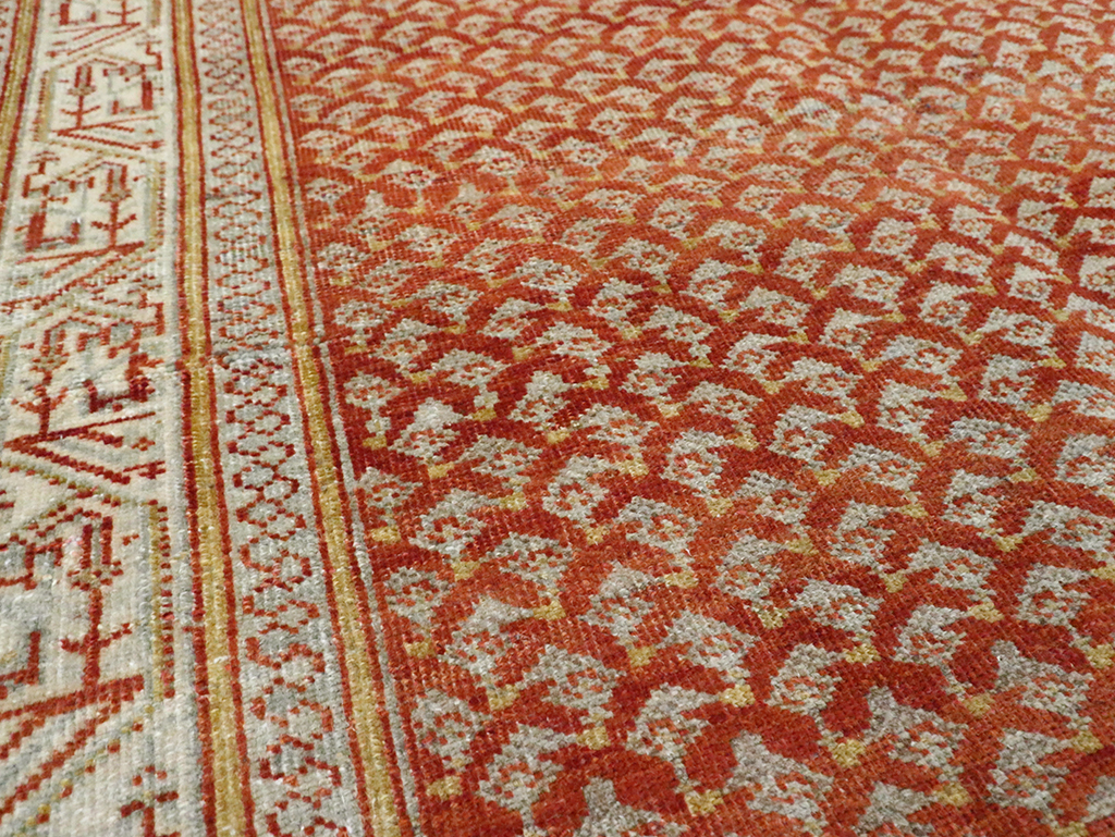 Vintage Persian Malayer Accent Rug, No.30001 - Gsblank