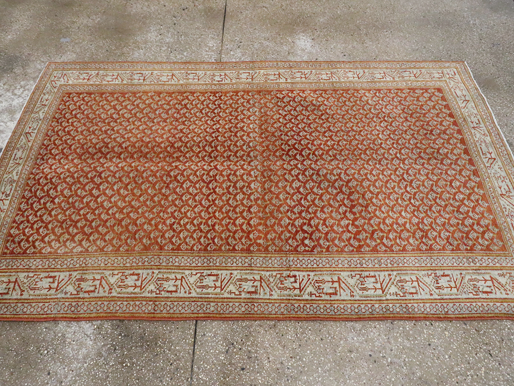 Vintage Persian Malayer Accent Rug, No.30001 - Gsblank