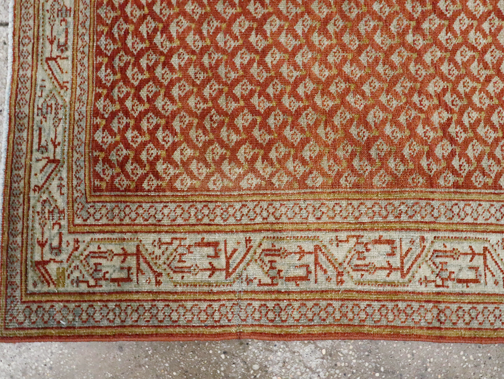 Vintage Persian Malayer Accent Rug, No.30001 - Gsblank