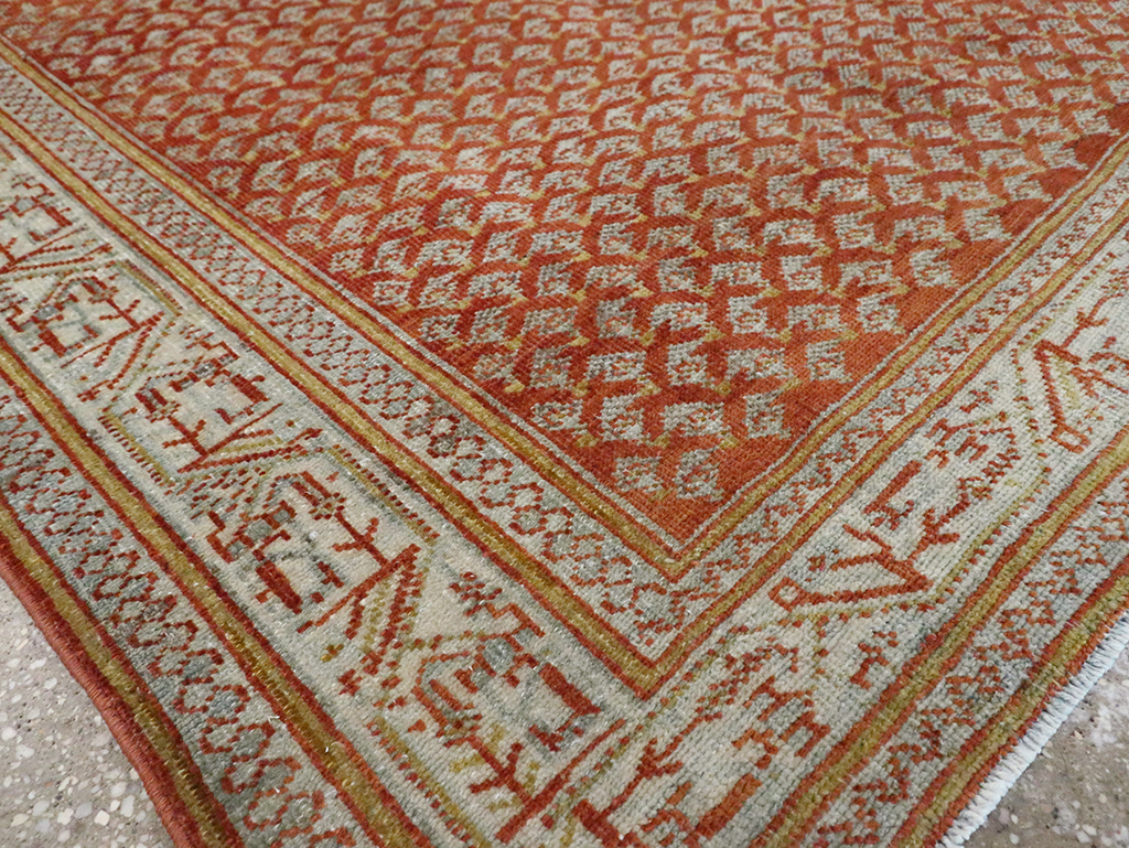 Vintage Persian Malayer Accent Rug, No.30001 - Gsblank