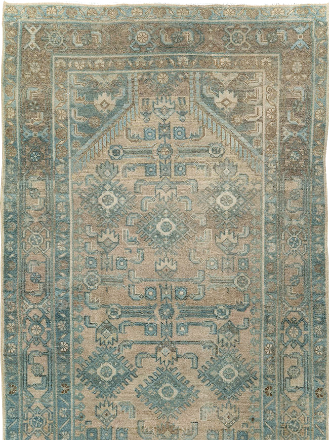 Antique Persian Malayer Runner, No.30003 - Gsblank