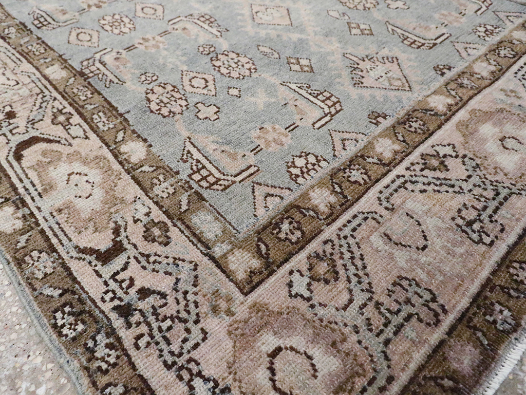 Vintage Persian Malayer Throw Rug, No.30004 - Gsblank