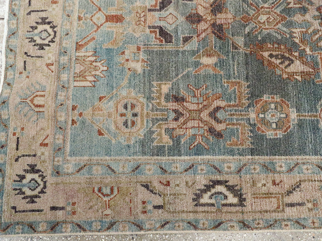 Vintage Persian Malayer Accent Rug, No.30005 - Gsblank