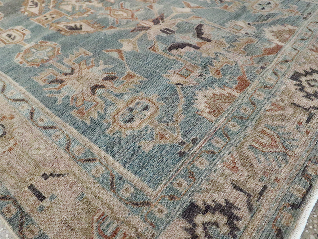 Vintage Persian Malayer Accent Rug, No.30005 - Gsblank