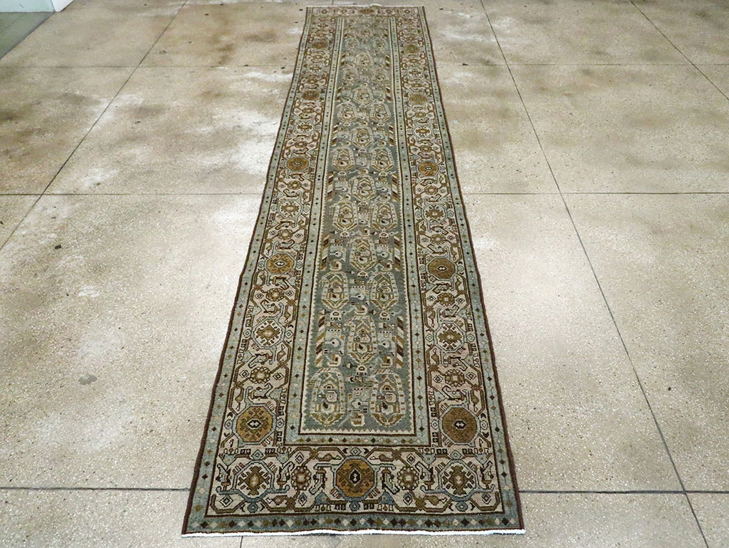 Vintage Persian Malayer Runner, No.30015 - Gsblank