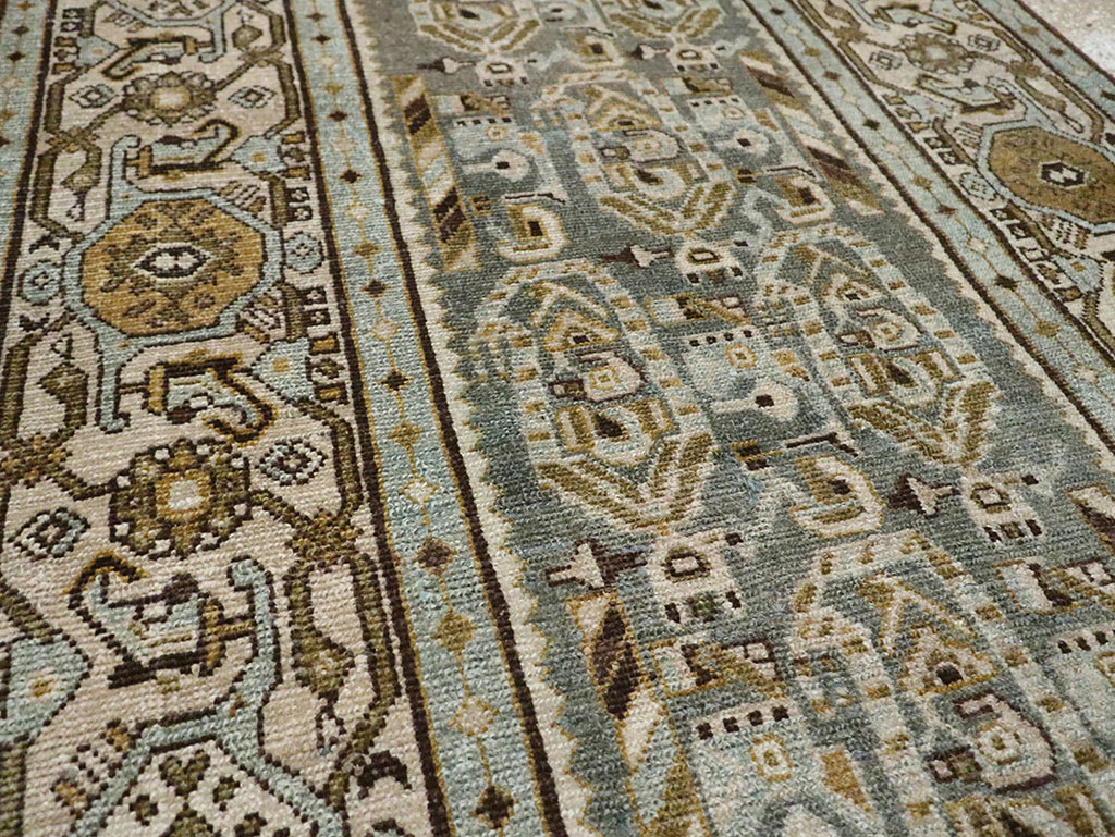 Vintage Persian Malayer Runner, No.30015 - Gsblank