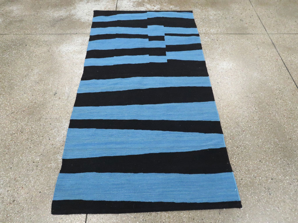 Modern Turkish Flatweave Kilim, No.30016 - Gsblank
