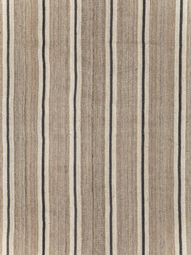 Modern Persian Flatweave Kilim Room Size Carpet, No.30025 - Gsblank