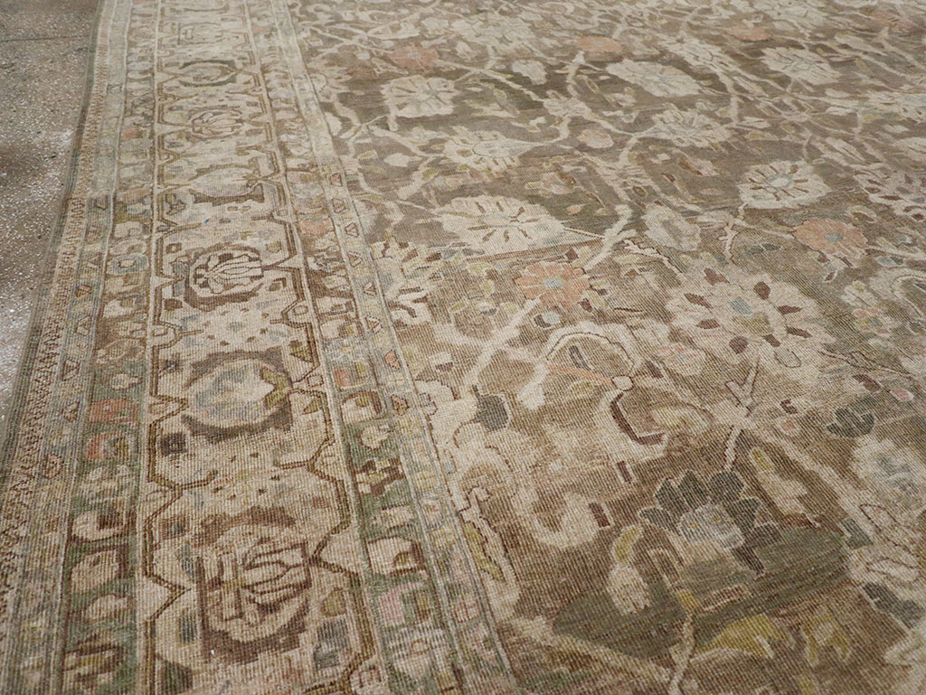 Antique Persian Mahal Large Carpet, No.30037 - Gsblank