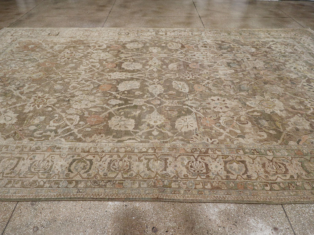Antique Persian Mahal Large Carpet, No.30037 - Gsblank