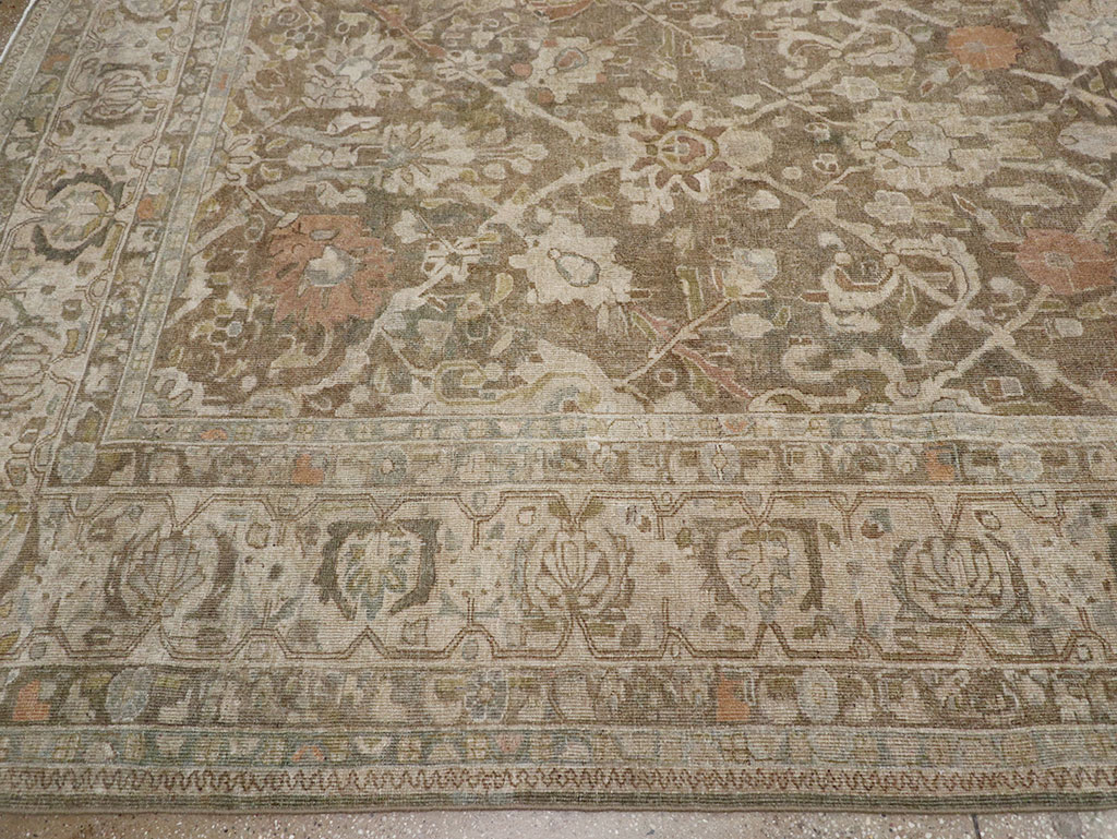Antique Persian Mahal Large Carpet, No.30037 - Gsblank
