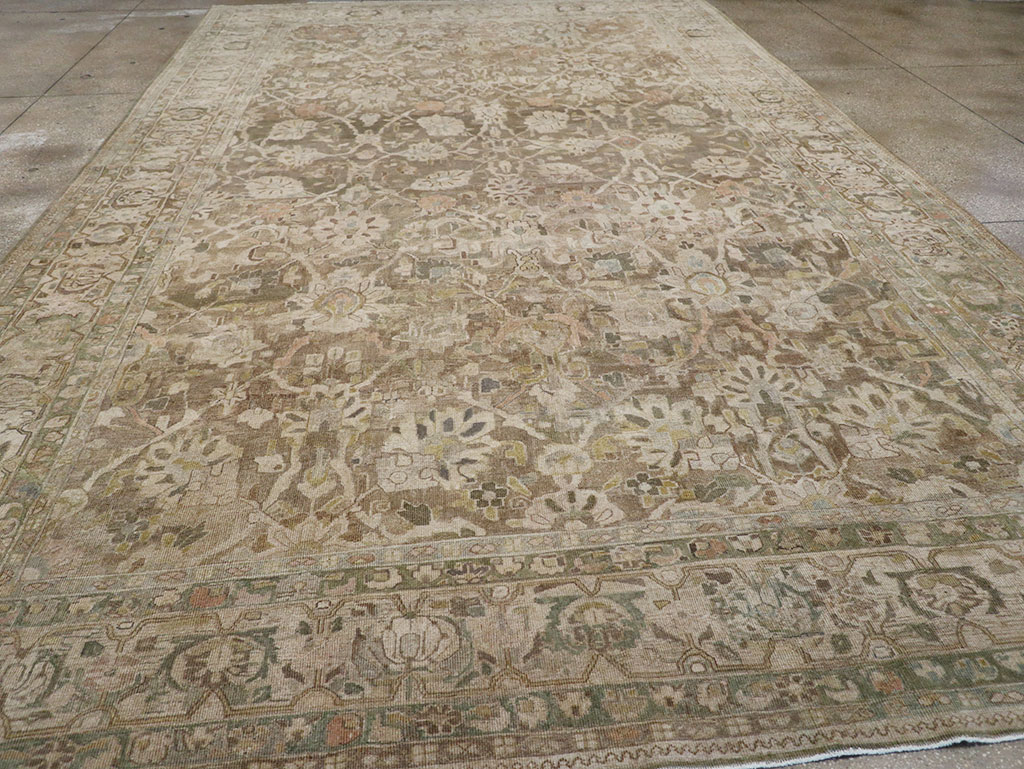 Antique Persian Mahal Large Carpet, No.30037 - Gsblank