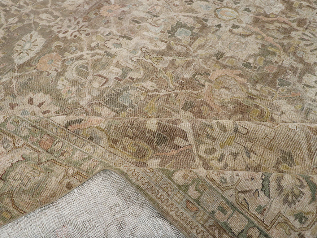 Antique Persian Mahal Large Carpet, No.30037 - Gsblank