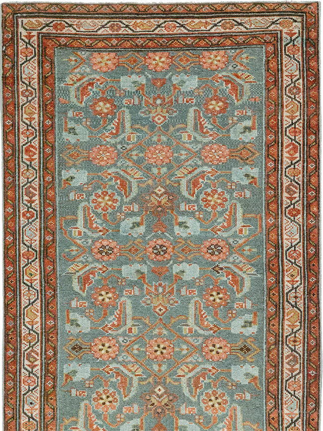 Vintage Persian Malayer Runner, No.30041 - Gsblank
