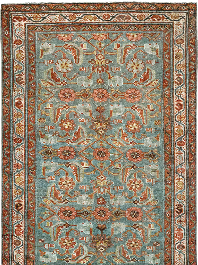 Vintage Persian Malayer Runner, No.30041 - Gsblank