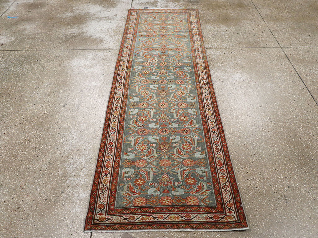 Vintage Persian Malayer Runner, No.30041 - Gsblank