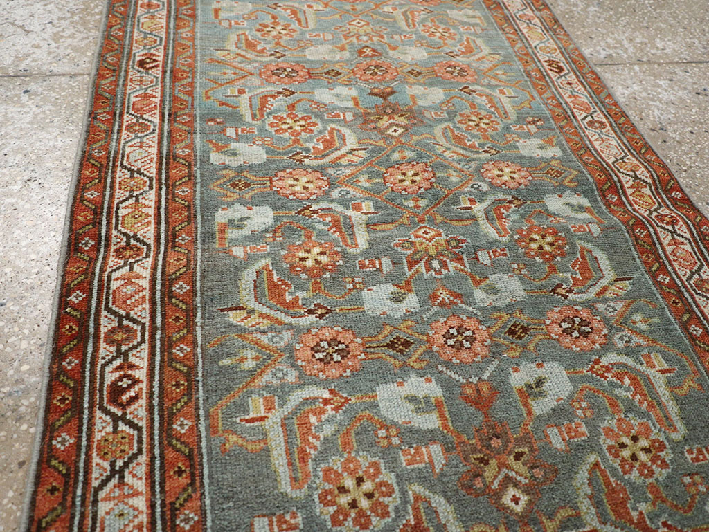 Vintage Persian Malayer Runner, No.30041 - Gsblank
