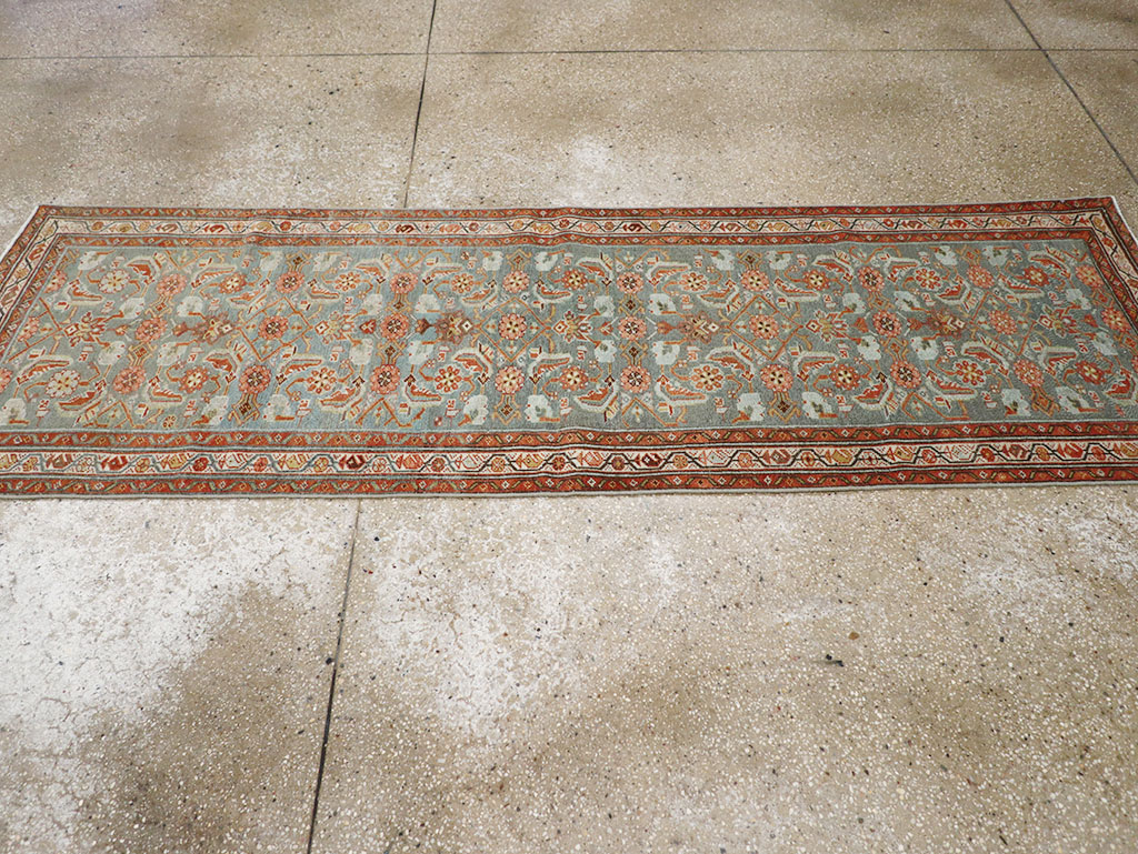 Vintage Persian Malayer Runner, No.30041 - Gsblank