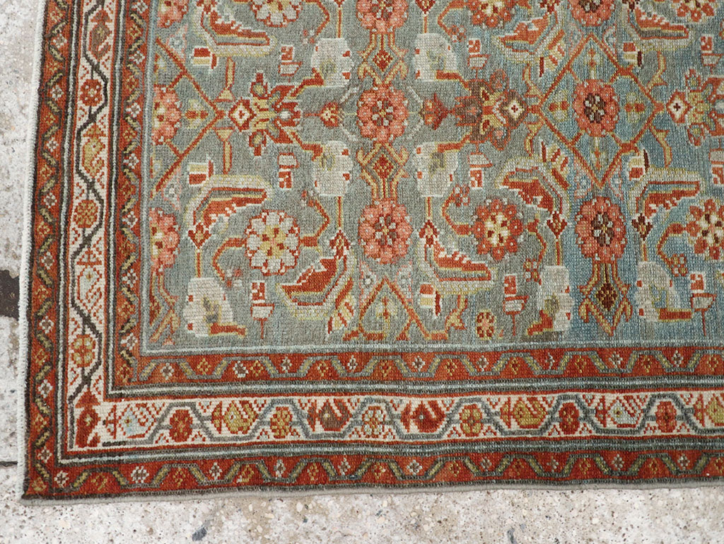 Vintage Persian Malayer Runner, No.30041 - Gsblank