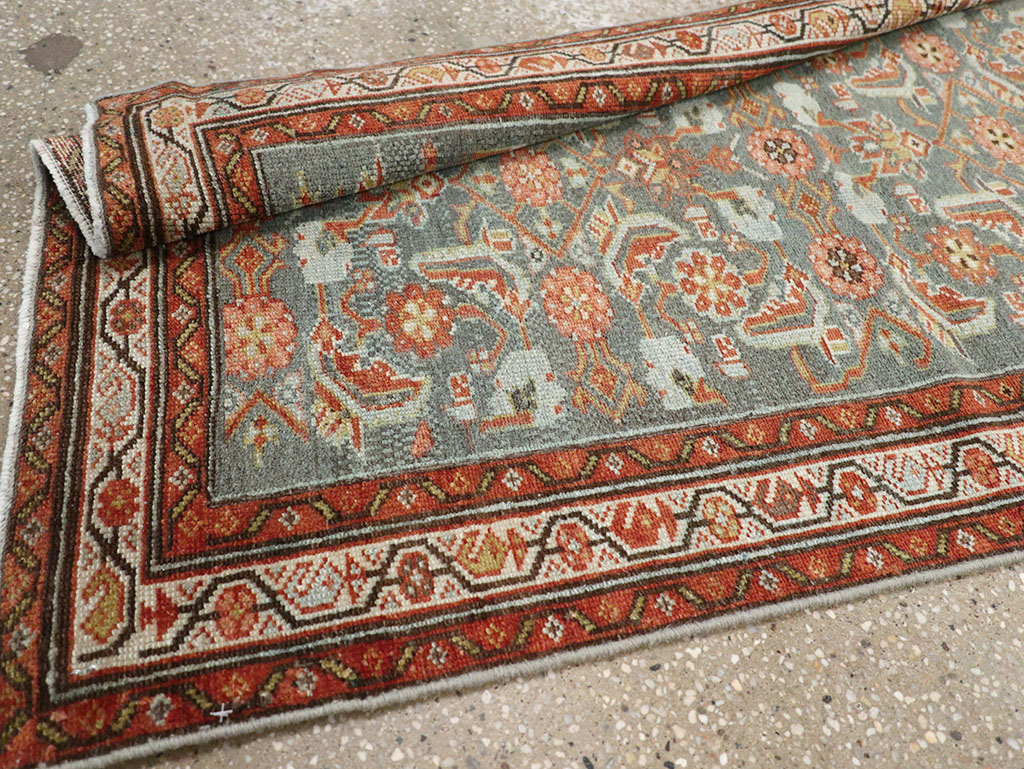 Vintage Persian Malayer Runner, No.30041 - Gsblank