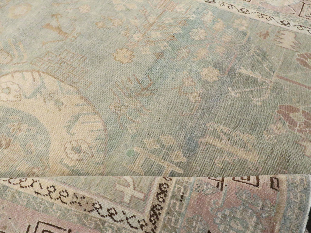 Antique East Turkestan Khotan Accent Rug, No.30043 - Gsblank