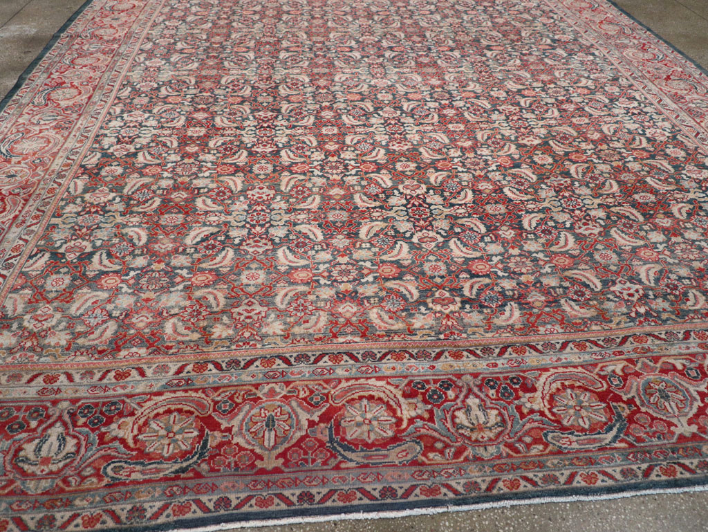 Antique Persian Mahal Room Size Carpet, No.30045 - Gsblank