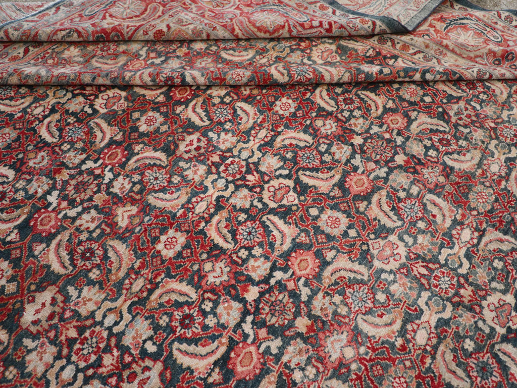 Antique Persian Mahal Room Size Carpet, No.30045 - Gsblank