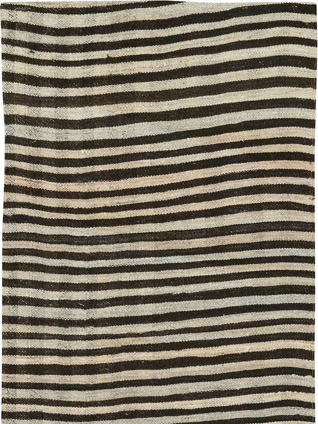 Vintage Persian Flatweave Kilim Runner, No.30046 - Gsblank