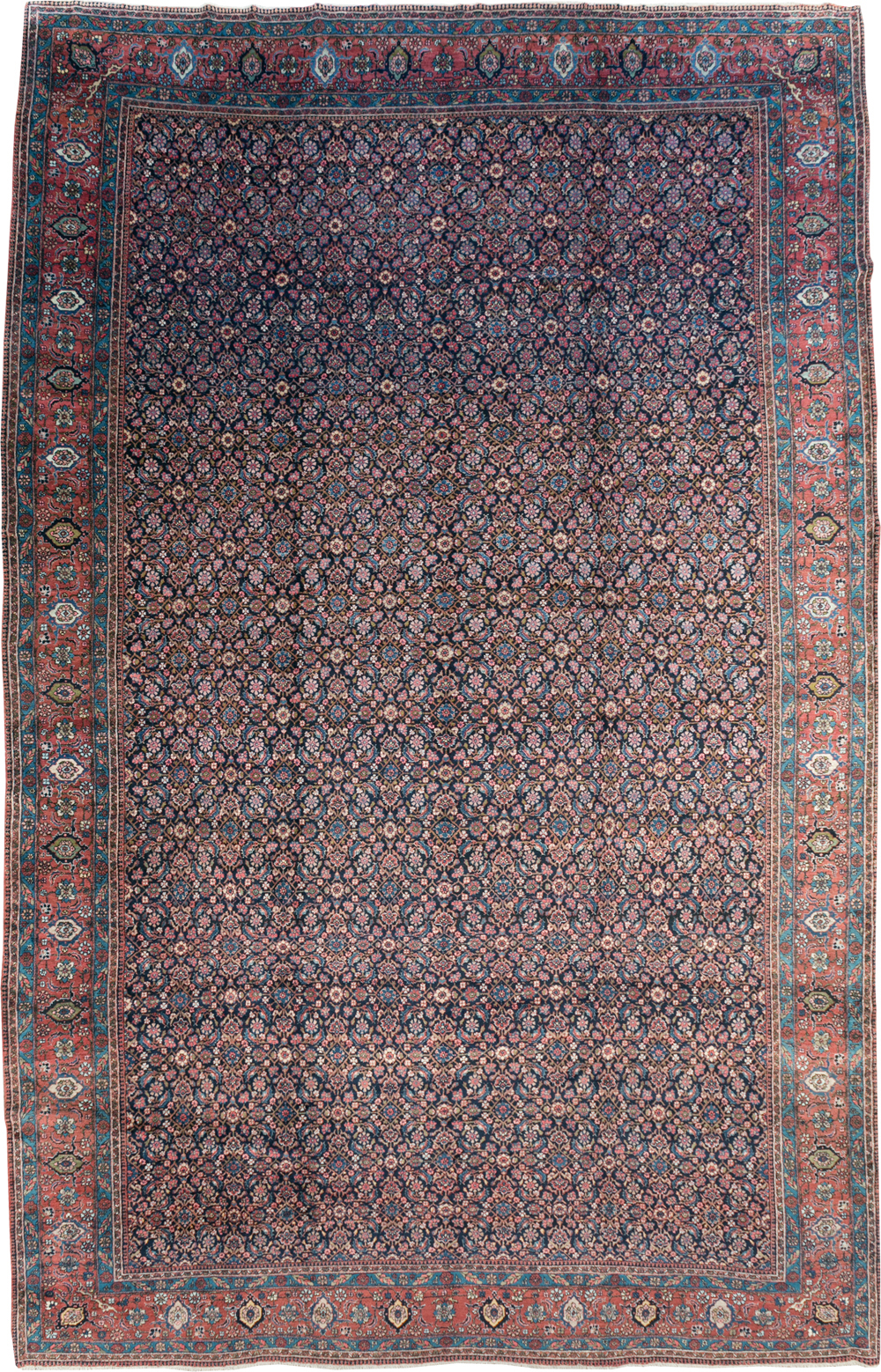 Antique Persian Bidjar Oversize Carpet, No.30056 - Gsblank