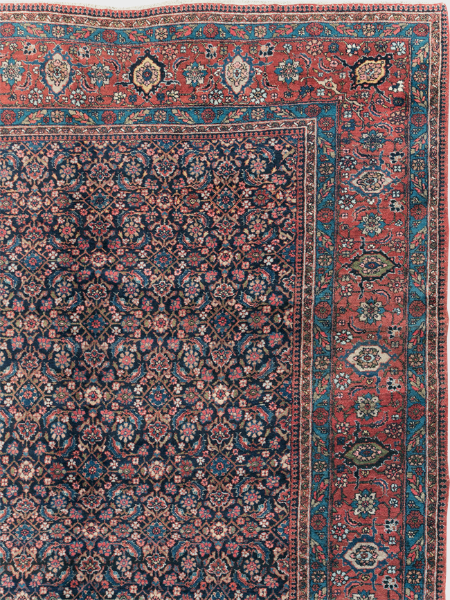Antique Persian Bidjar Oversize Carpet, No.30056 - Gsblank