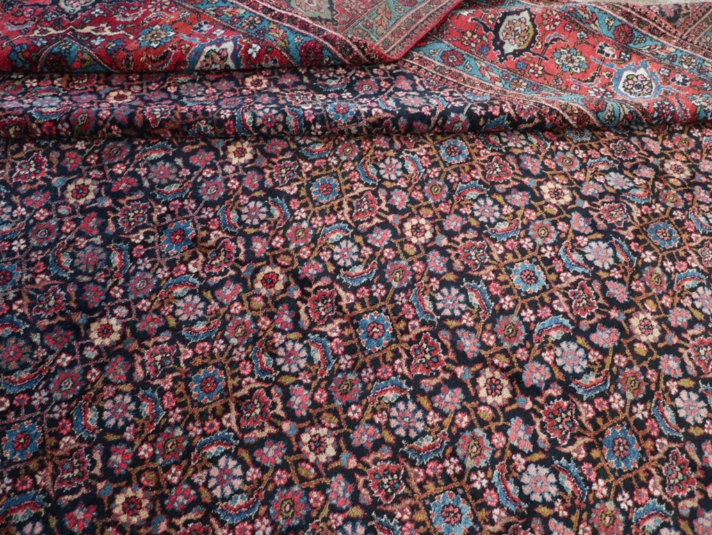 Antique Persian Bidjar Oversize Carpet, No.30056 - Gsblank