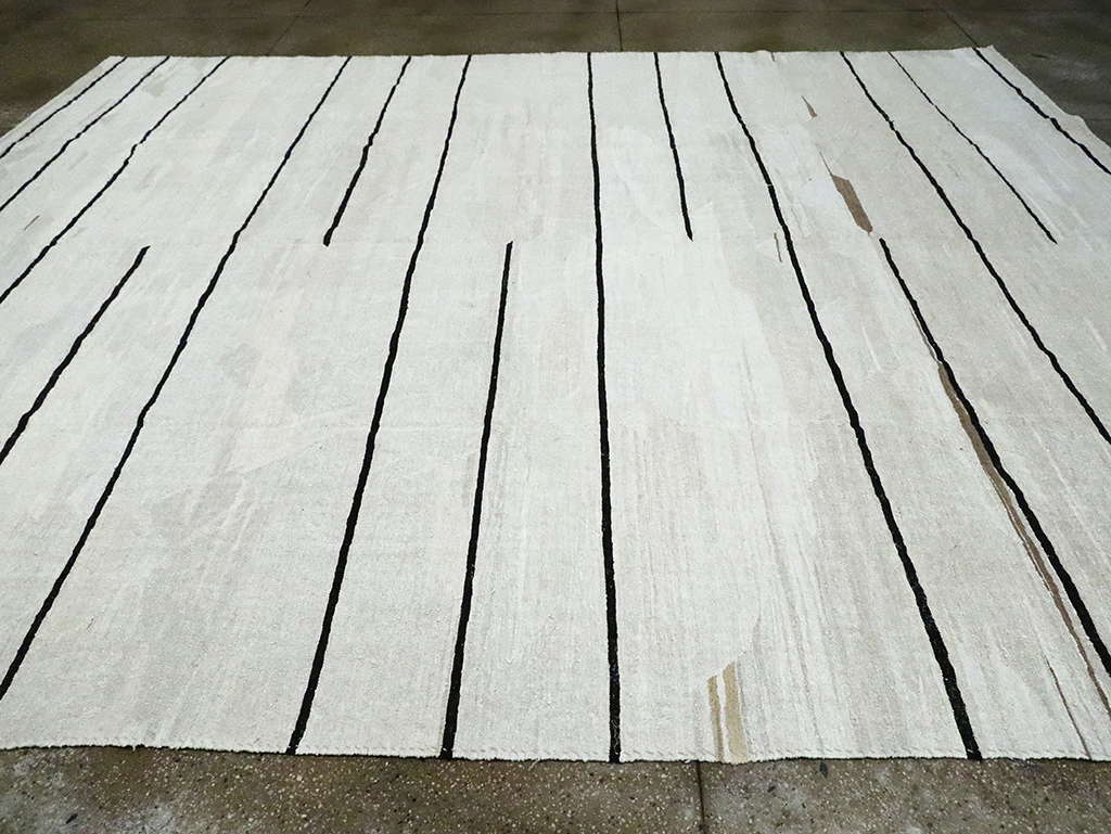 Contemporary Turkish Room Size Flatweave Kilim, No.30064 - Gsblank